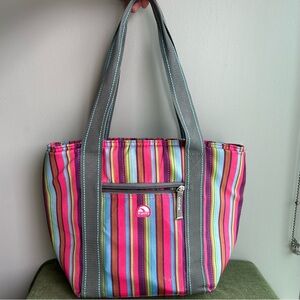 Igloo Multicolor Striped Tote Bag